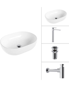 Умывальник со смесителем Lauter 21836A + Reef 21CK8678C + сифон 21635CH + дон.клапан 21190CH