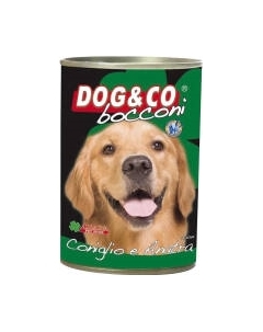 Влажный корм для собак Adragna Dog&Co кусочки кролика и утки в соусе