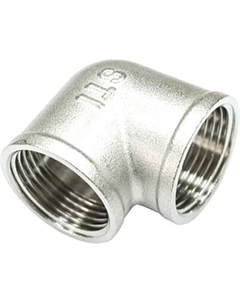 Угольник соединительный Эльф 1/2" никелированный В-В / 00000000763 Elf