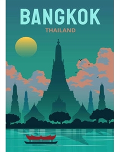 Картина на стекле Stamprint Бангкок ST047