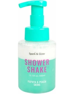 Гель для душа Spark&Glow Shower Shake Papaya & Peach skins Spark&glow
