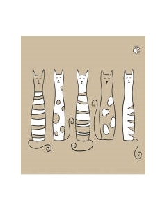 Шторка-занавеска для ванны JoyArty Добрые коты / sc_15556 Joyarty