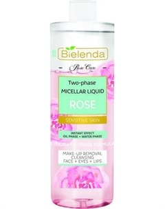 Мицеллярная вода Bielenda Rose Care двухфазная розовая