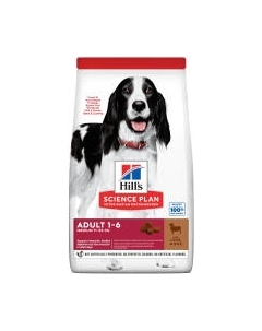 Сухой корм для собак Hill's SP для взрослых собак средних пород, с ягненком и рисом / 604357