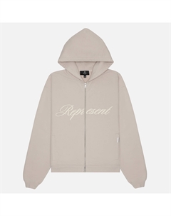 Мужская толстовка Script Logo Zip Hoodie Represent