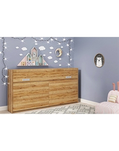 Шкаф-кровать трансформер TNT 18 мм 90х200 Дуб сонома Макс стайл