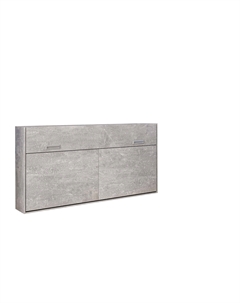 Шкаф-кровать трансформер TNT 18 мм 90х200 Бетон лайт Макс стайл