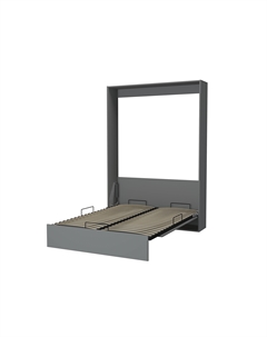 Шкаф-кровать трансформер STUDIO 18 мм 160х200 Дымчатый алмаз Макс стайл