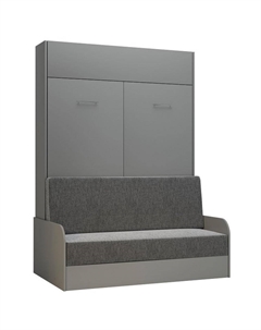 Шкаф-кровать трансформер STUDIO SOFA 18 мм 140х200 Дымчатый алмаз Макс стайл