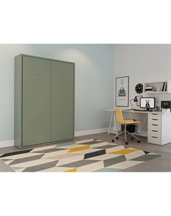 Шкаф-кровать трансформер KART 18 мм 160х200 Зеленый самшит Макс стайл