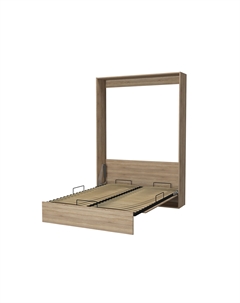 Шкаф-кровать трансформер STUDIO 18 мм 140х200 Ледяное дерево Макс стайл