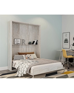 Шкаф-кровать трансформер KART 18 мм 160х200 Ледяное дерево Макс стайл