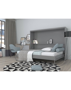 Шкаф-кровать трансформер WAVE 18 мм 90х200 Дымчатый алмаз Макс стайл