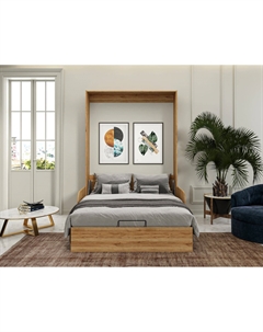 Шкаф-кровать трансформер STUDIO SOFA 18 мм 140х200 Дуб сонома Макс стайл