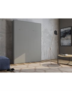 Шкаф-кровать трансформер SMART 18 мм 160х200 Дымчатый алмаз Макс стайл