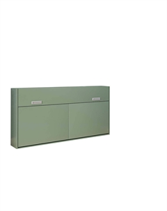 Шкаф-кровать трансформер TNT 18 мм 90х200 Зеленый самшит Макс стайл