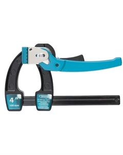 Струбцина реечная быстрозажимная,металлический корпус,рычажный храповый механизм, 4"/100 мм// Gross