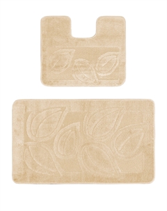 Набор ковриков для ванной комнаты MAXIMUS FLORA 60X100 50X60-2540-BEIGE Maximus