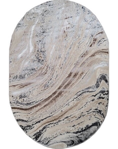 Ковер (2х2,9) ROME 3563A-KREM-BEJ-OVAL Bossan