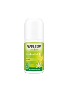 Цитрусовый дезодорант 24 часа Roll-On Citrus 24h Deo Roll-On 50 Weleda