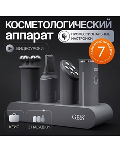 THE ONE Многофункциональный прибор-массажер для лица с насадками Gess