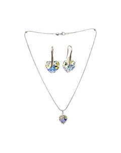 Комплект Roskosh heart Amante crystal