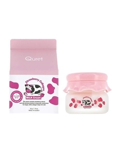 Крем для лица с экстрактом клубники и коллагеном 50 Quret