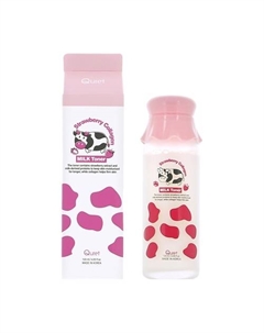 Тонер для лица с экстрактом клубники и коллагеном 120 Quret