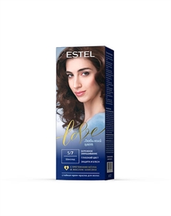 Краска для волос, стойкая LOVE тон 5/7 Шоколад 115 Estel professional