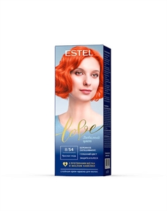 Краска для волос, стойкая LOVE тон 8/54 Красная медь 115 Estel professional