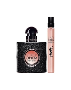 Набор Black Opium: Парфюмерная вода + Парфюмерная вода в дорожном формате Yves saint laurent