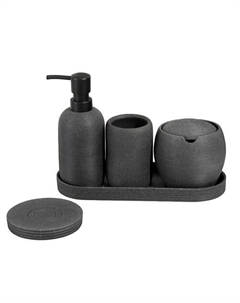 Набор аксессуаров для ванной комнаты и туалета "Sandy" Denezo