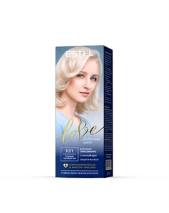 Краска для волос, стойкая LOVE тон 10/0 Блондин платиновый 115 Estel professional