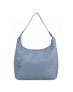 Сумка кожаная хобо на плечо большая Franchesco mariscotti