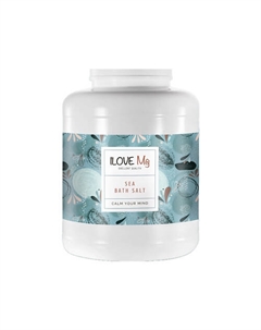 Морская соль для ванн 8000 Ilovemg