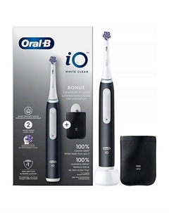 BRAUN Электрическая зубная щетка Oral-B iO3 White Clean Black Braun