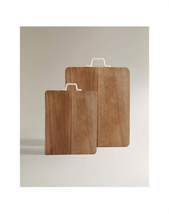 Деревянная разделочная доска 36 x 26.5 x 2 см Zara home