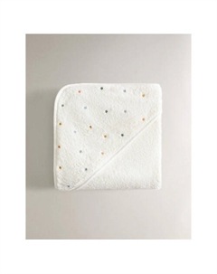 Детское полотенце с капюшоном с принтом звезды 80 x 80 см Zara home