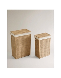 Корзина для белья прямоугольная 64 x 45 x 27 см Zara home