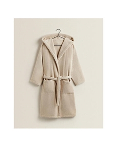 Махровый халат с капюшоном 380 г/кв.м Zara home