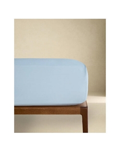 Простыня натяжная перкаль 160 x 200 x 30 см Zara home