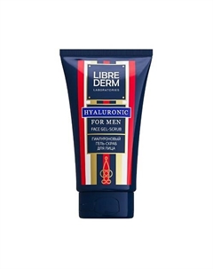 Гиалуроновый гель - скраб для лица Hyaluronic Facial Gel - Scrub for Men 150 Librederm