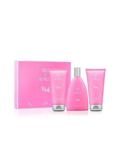 Набор Aire de Sevilla Pink: Туалетная вода + Крем для тела + Гель для душа Instituto espanol