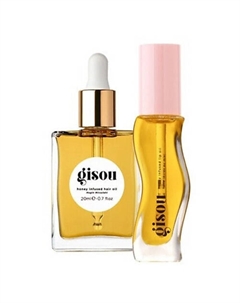 Подарочный набор Honey Gloss Duo Масло для губ+Мвсло для волос Gisou
