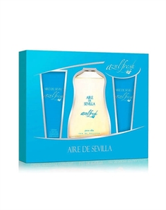 Набор Aire de Sevilla Azul Fresh: Туалетная вода + Крем для тела + Гель для душа Instituto espanol