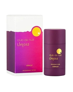 Парфюмерный дезодорант-стик Club De Nuit Untold 75 Armaf perfumes