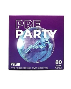 Глиттер-патчи с гиалуроновой кислотой для интенсивного увлажнения Hydrogel Glitter Eye Patches Pre Party Ps.lab