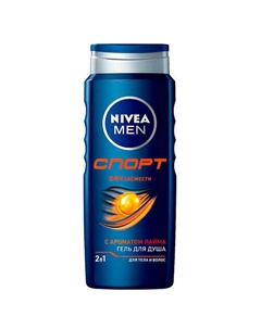 Гель для душа Спорт 2в1 для тела и волос 500 Nivea