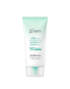 Крем для лица солнцезащитный матирующий SPF 50+ PA++++ UV Defense Me 50 Make p:rem