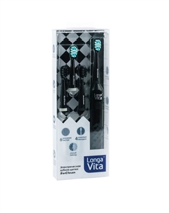 LONGA VITA Зубная щетка электрическая черная SoClean Longa vita